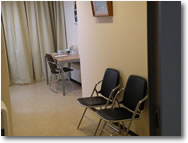 インフルエンザ外来の診察スペース